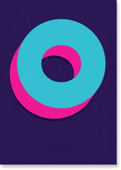 Dot by Ivan Crush #pink #color #circles #pill #purple #poster #blue