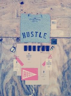 Limited Issue | Hustle | Neuarmy™ #branding #clothes #logo #brand #type #tees
