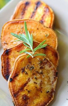 Grilled Sweet Potato Medallions #potato