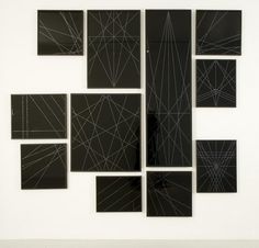 Marc Swanson - Black Glitter - Contemporary Art #glass #art #enamel