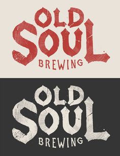 Old Soul Brewery Logo by Joshua Noom #old #design #vintage #logo #soul