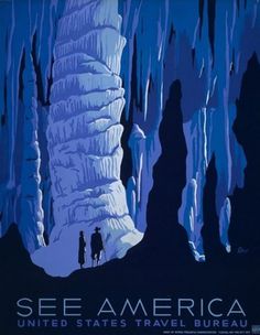 Vintage U.S. Parks Posters -- National Geographic #vintage #poster #parks #national #typography
