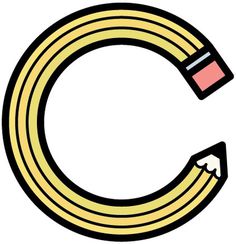 Collab. #collab #branding #design #jacob #letter #gilbert #logo #pencil