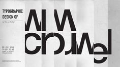 CARRBI: TYPOGRAPHIC DESIGN OF WIM CROUWEL #cut #calendar #grid #crouwel #poster #wim #typography