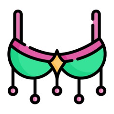 See more icon inspiration related to accessory, carnival, clothing, costume, bra and fashion on Flaticon.