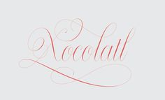 WOTD: Xocolatl on Behance #calligraphy #lettering #typography