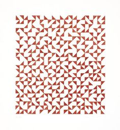 The Josef & Anni Albers Foundation #anni #ink #red #geometric #dr #on #1975 #albers #b #xx #paper