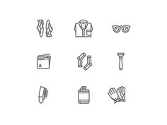 Everyman Icon Set #clothing #icon #sign #picto #symbol