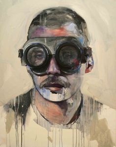 COME AND SEE on the Behance Network #goggles #portrait