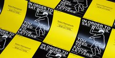 Mindsparkle magazin NEW LETTERS font typography tilde print yellow black type design