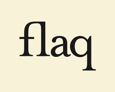 Flaq Gallery • www.flaq.fr #paris #gallery #logotype #log #france #ligature #logo