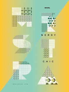 Mestra Collection - Kimberly Gim #posters #typography