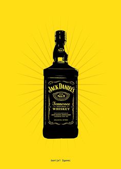 Jack Daniel's Poster by Danijel Žganec #wine #poster #typography