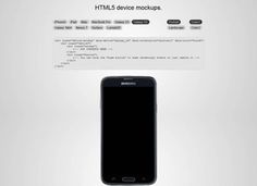 CSS3 HTML5 Device Mockup