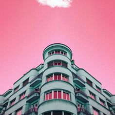 Minimalist and Colorful Architecture Photography by Killian Roman