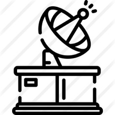 See more icon inspiration related to antenna, miscellaneous, radio antenna, satellite dish, wireless connectivity, satellites, satellite, parabolic, electronics, communications, signal, nature and technology on Flaticon.