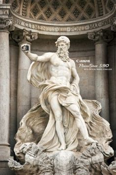 I Believe in Advertising | ONLY SELECTED ADVERTISING | Advertising Blog & Community » Canon Power Shot S90: Statues #advertising