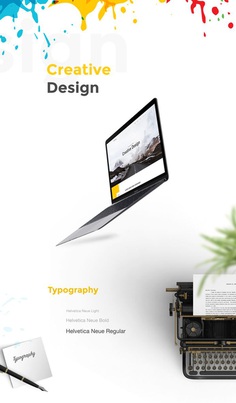 Creative Landing Page Design on Behance