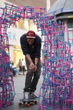 A Heightened Spatial Experience : #skateboarder #architecture #art #pegs