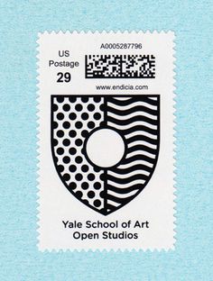 Yale School of Art Open Studios stamp