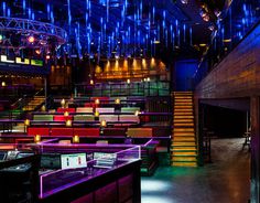 Cool Industrial Rustic Decor of Forum Club - #bar, bar, #restaurant, restaurant,