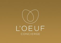 L'oeuf Concierge brand design and web work by Mat Dolphin #symbol #logo #identity
