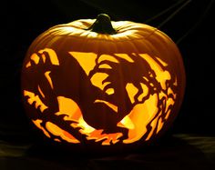 50+ Creative Pumpkin Carving Ideas #ideas #carving #pumpkin