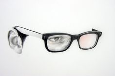 Astigmatic - langdongraves.com #glasses #graves #illustration #portrait #drawing #langdon