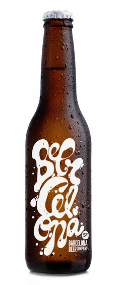 Beercelona on Behance #beer #lettering #packaging #trochut #barcelona