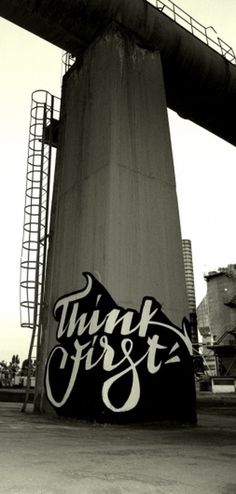 All sizes | Untitled | Flickr - Photo Sharing! #calligraphy #think #greg #first #brush #papagrigoriou #typography