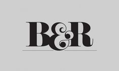 Anagrama | B&R #monogram #logo #black