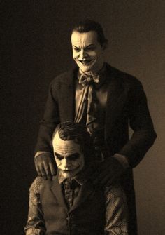 How Creepy Is This Image of Heath Ledger and Jack Nicholson's Jokers Together? | Movie News | Movies.com