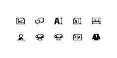 Pictograms for KIA's guideline on Behance #icon #symbol #pictogram