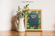 Frame next to flower pot Free Psd. See more inspiration related to Flower, Frame, Mockup, Floral, Wood, Template, Table, Floral frame, Mock up, Plant, Decoration, Creative, Flower frame, Interior, Plants, Decorative, Wooden, Creativity, Pot, Up, Decor, Wood frame, Wooden table, Flower pot, Next and Mock on Freepik.