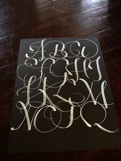All sizes | Calligraphic alphabet | Flickr - Photo Sharing! #typo