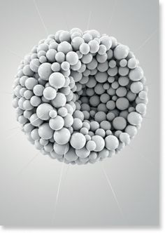 Dot by FormTroopers #poster #dot #ball #3d #molecular