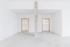 Concrete column. Charles Malis by MAMOUT architectes, LD2 and Stéphanie Willocx Architecte. © Studio Fiftyfifty. #concrete #column