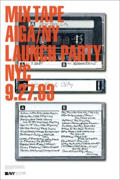 AIGA_NY_Bierut | New at Pentagram #poster #typography