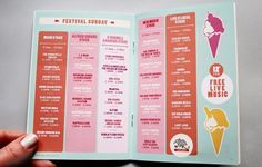St Kilda Festival 2012 - Lillian Cutts #design #graphic #illustration #booklet #typography