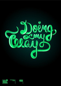 Doing My way – Lettering