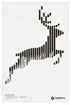 STAR GRID POSTERS + SANTAMONICA '10/11 on the Behance Network #white #design #graphic #black #poster #and