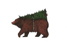 oso navidad #illustration #bear