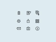 New Icons #pictogram #icon #sign #picto #symbol