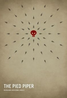 The Curious Brain » Christian Jackson #pied #piper #design #fairytale #graphic #poster #minimalist
