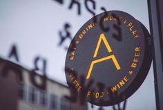 Artigiano by Post #sign #graphic design #yellow #typography #photography