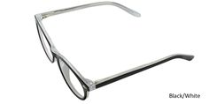 Black/White, GEEK HARRY JR Eyeglasses
