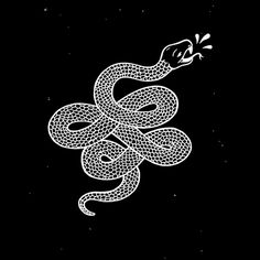 ACHEMELE #mark #snake #illustration #hiss #logo