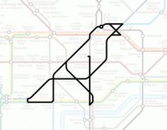 Subway Animals » Design You Trust – World's most famous collective design inspirations. #subway #map #bird