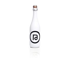 White wine bottle by Decimal #year #bottle #packaging #wine #decimal #new