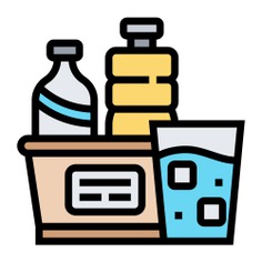 See more icon inspiration related to drink, food and restaurant, beverages, beverage, soda, juice, glass, bottle and food on Flaticon.